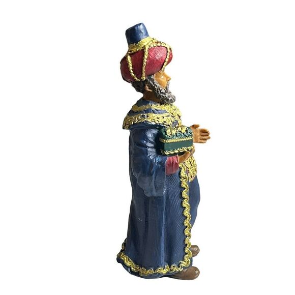 Pier 1 Imports 2 Wise Men Kings Gifts Nativity Hand Painted Resin Figurines 7" - Picture 12 of 15
